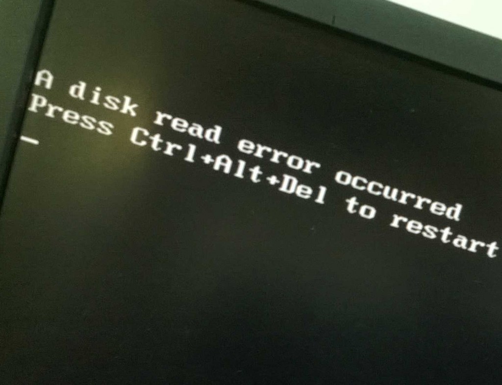 ctrl+alt+del to restart disk error occured New Rombertik virus